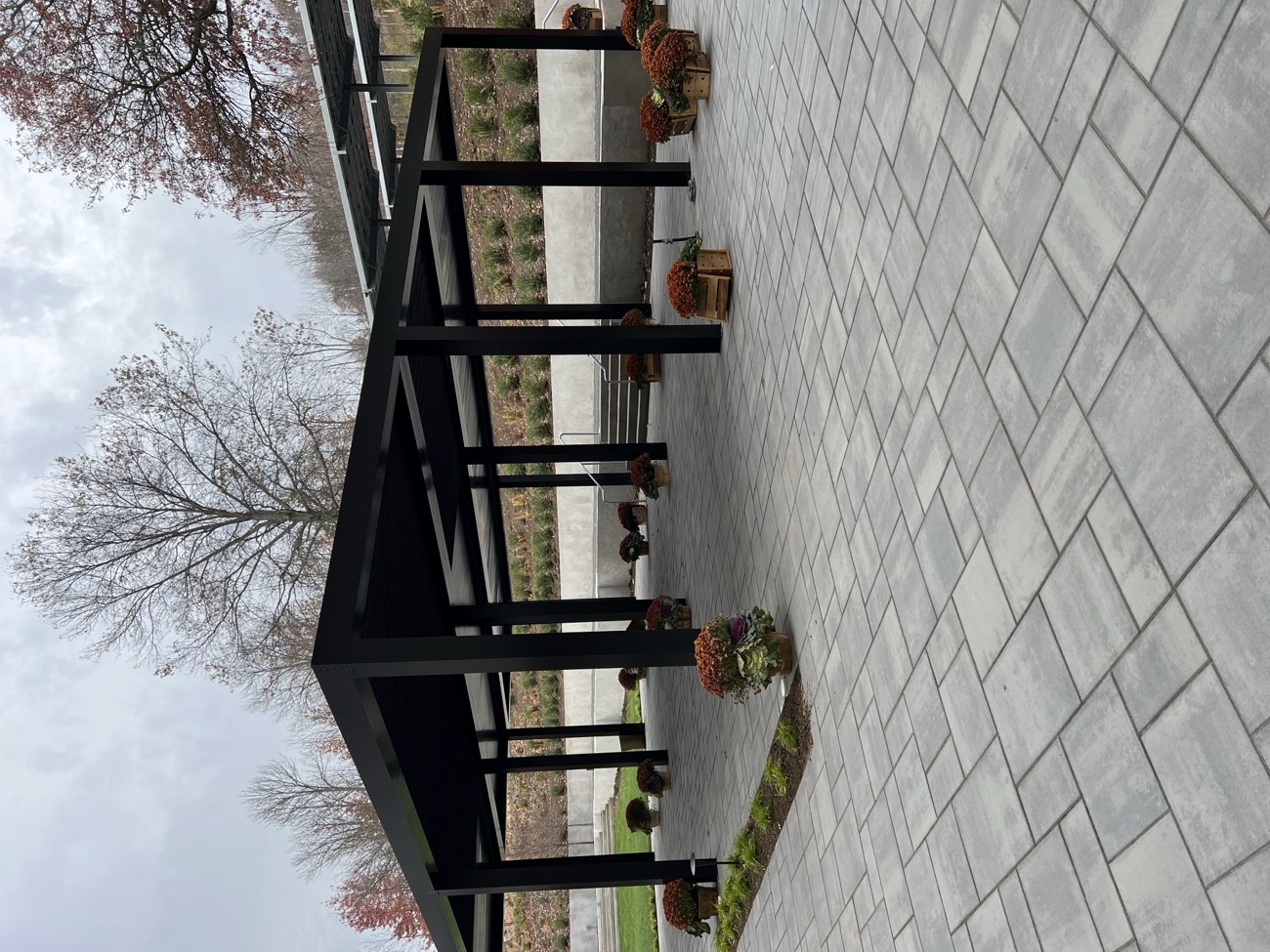 100 Connell Drive — Corporate Amenity pergola installation in Berkeley Heights, NJ