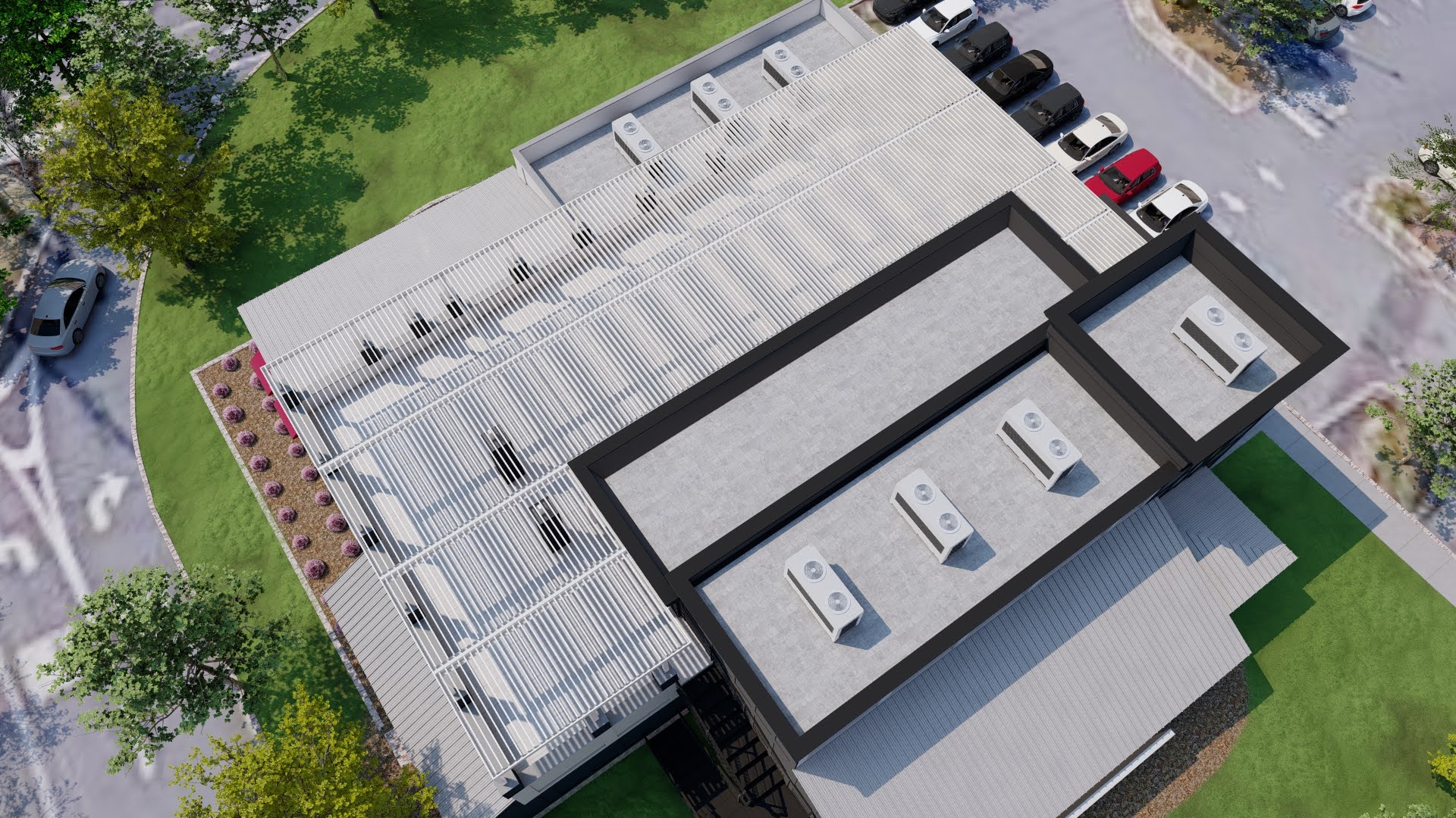 Commercial Louvered Roof Systems — 14 Case Studies NJ NY PA | Breslow ...