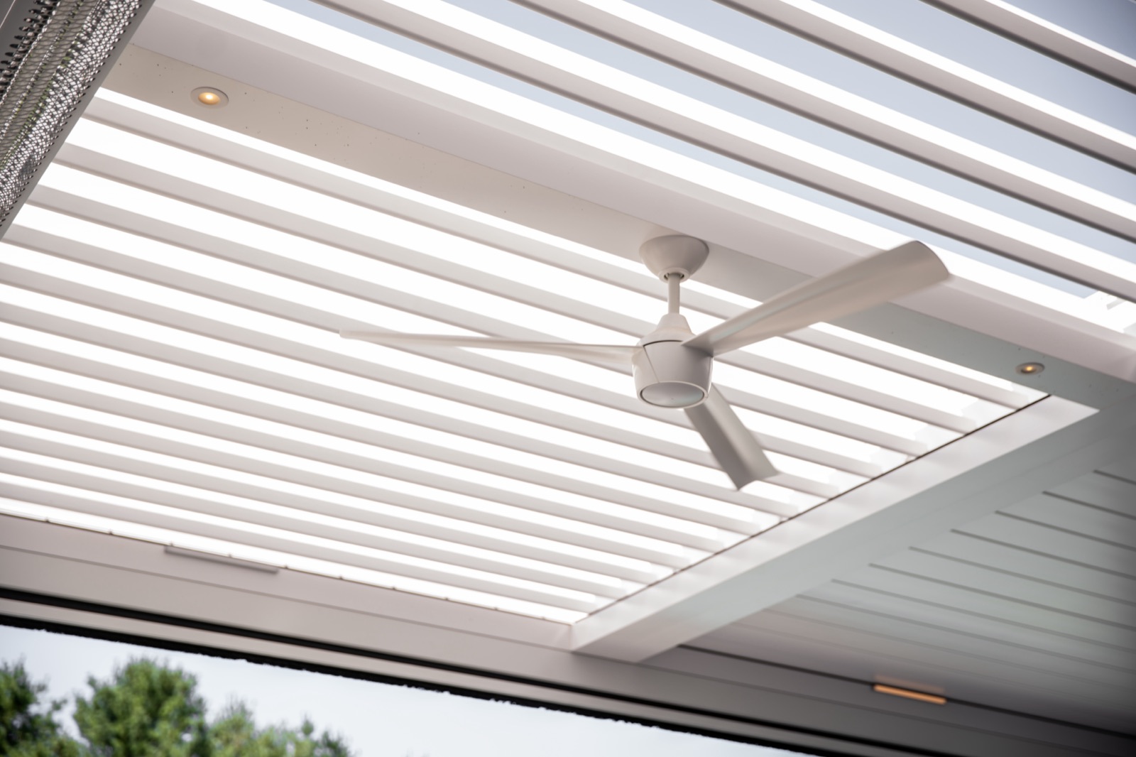 Darien, CT custom pergola installation — detail view