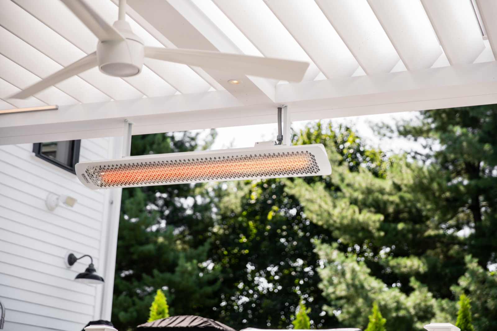 Darien, CT pergola — installed view