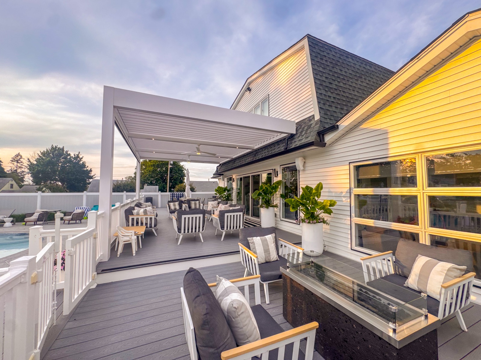Long Branch, NJ pergola — outdoor living