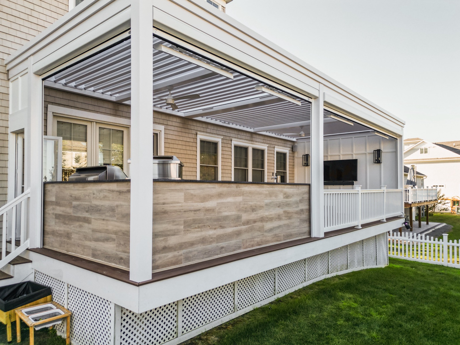Monmouth Beach, NJ pergola — outdoor living