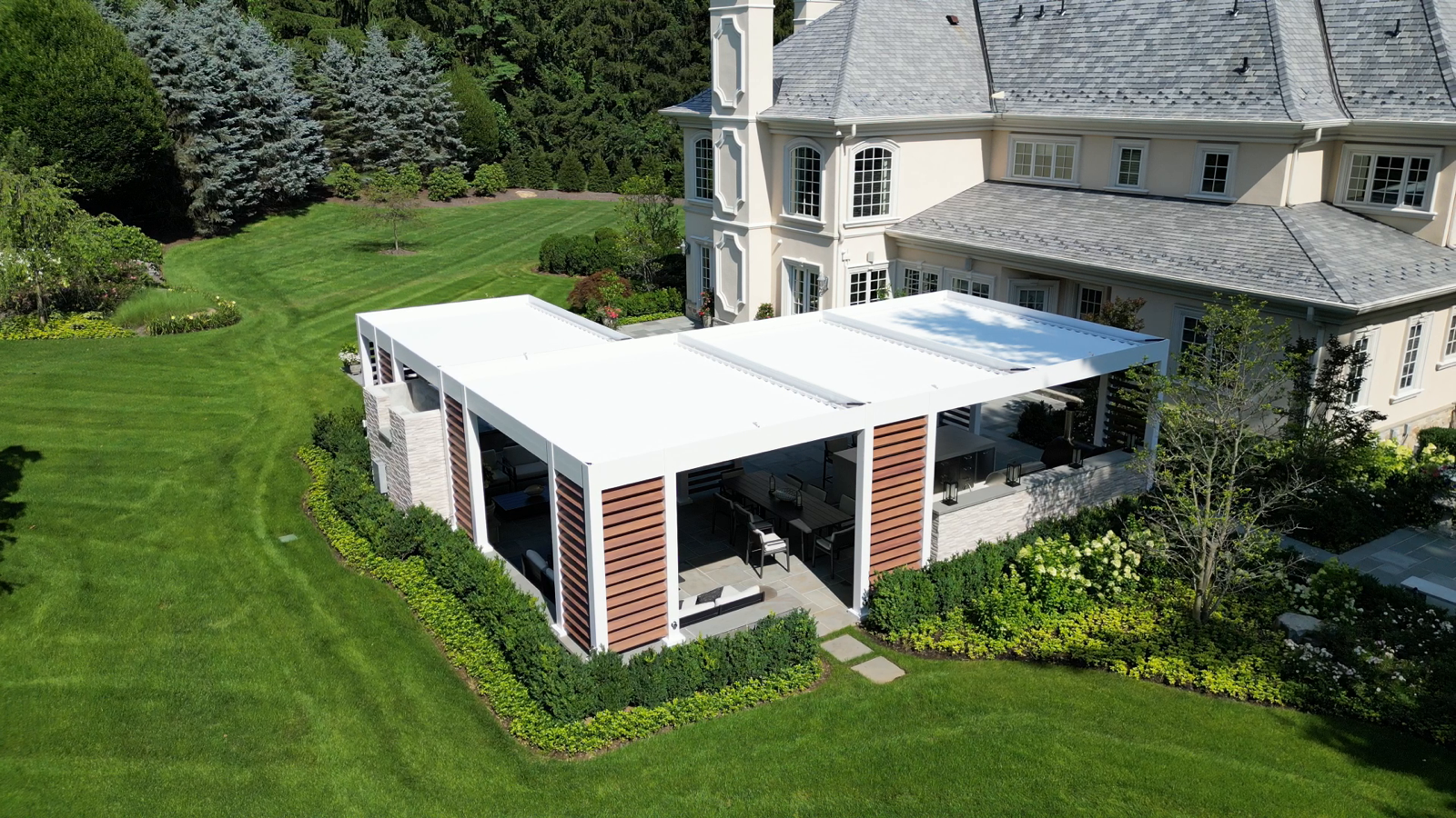 Morristown, NJ pergola — installed view