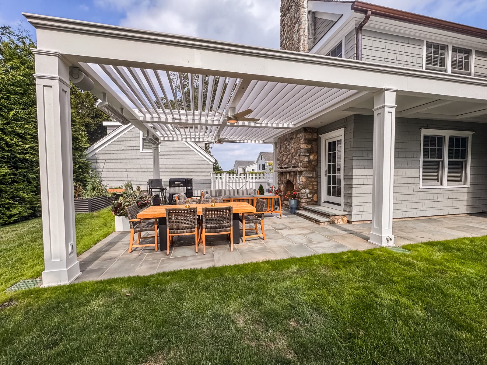 Finished New Canaan pergola 4