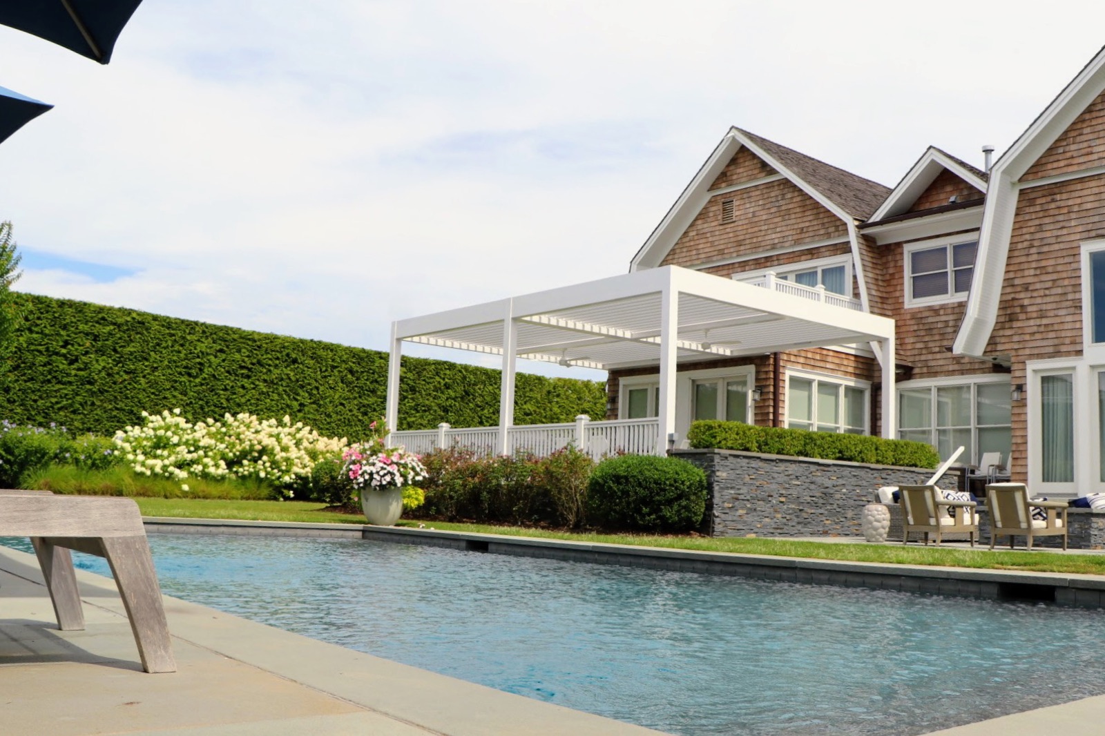 Southampton, NY pergola — installed view
