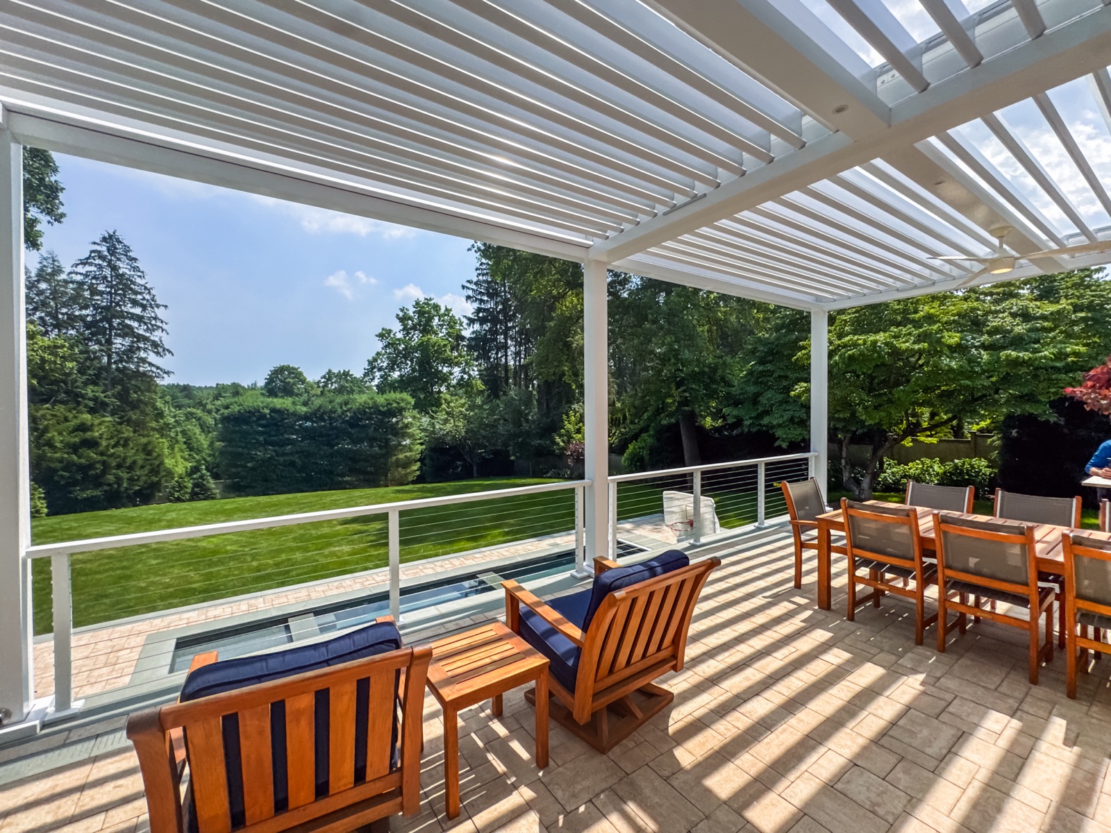 Westport, CT pergola — outdoor living