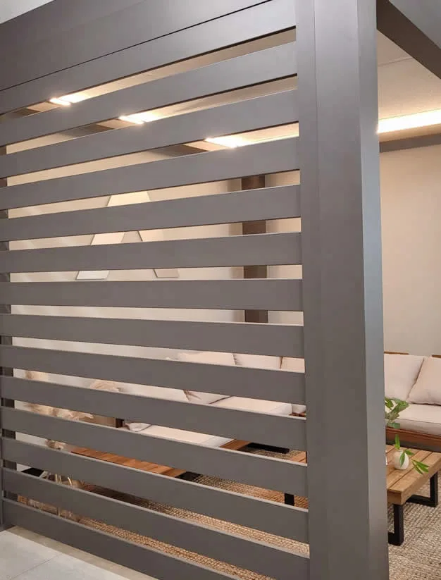 Privacy wall installation