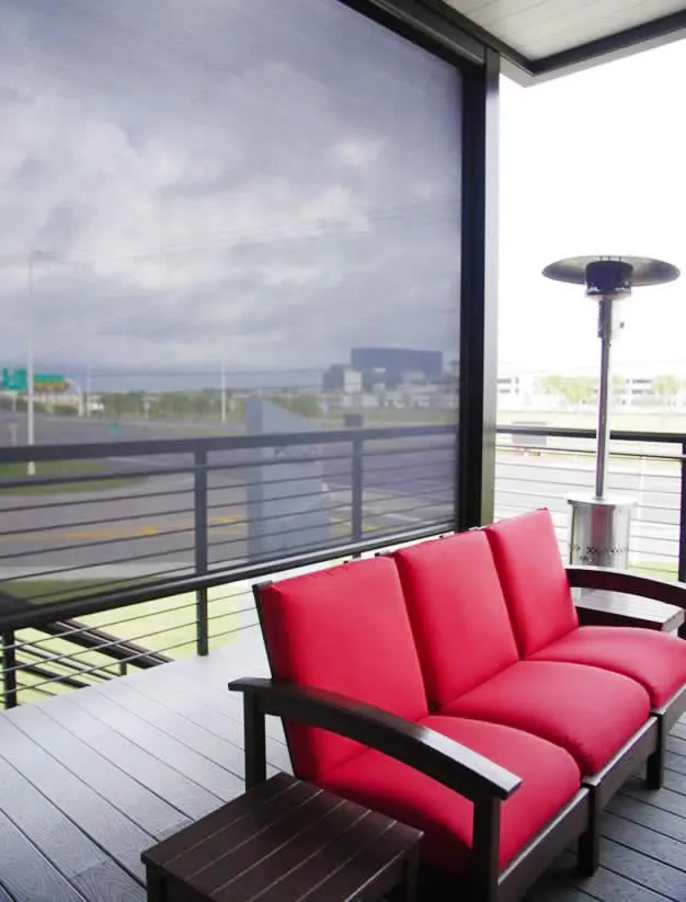 Azenco motorized screens