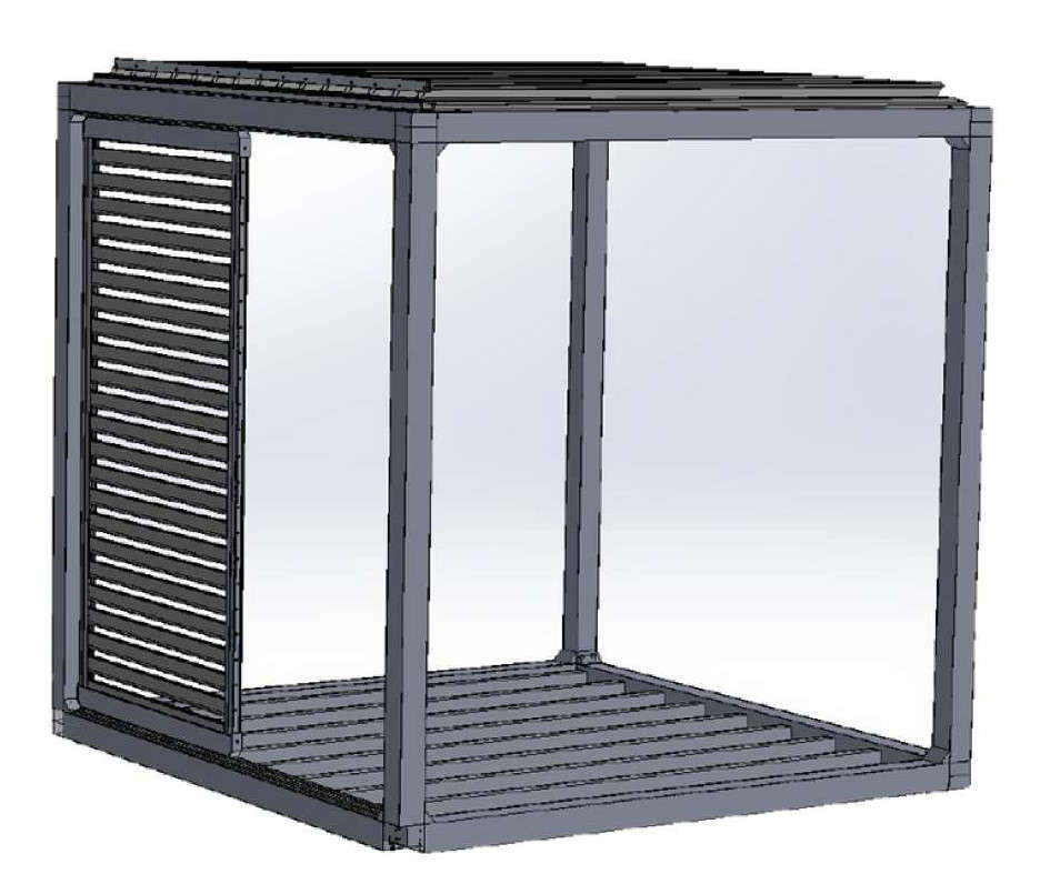 Breslow's Product Model Single-sliding-louvered-wall